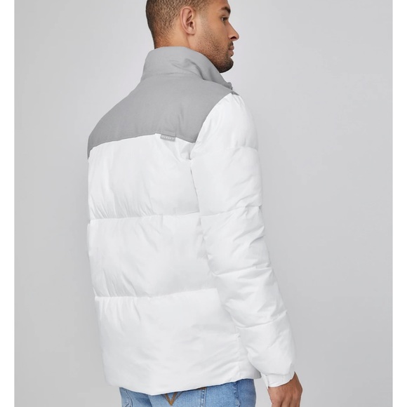 Guess Mens Puffer Jacket - Picture 4 of 9